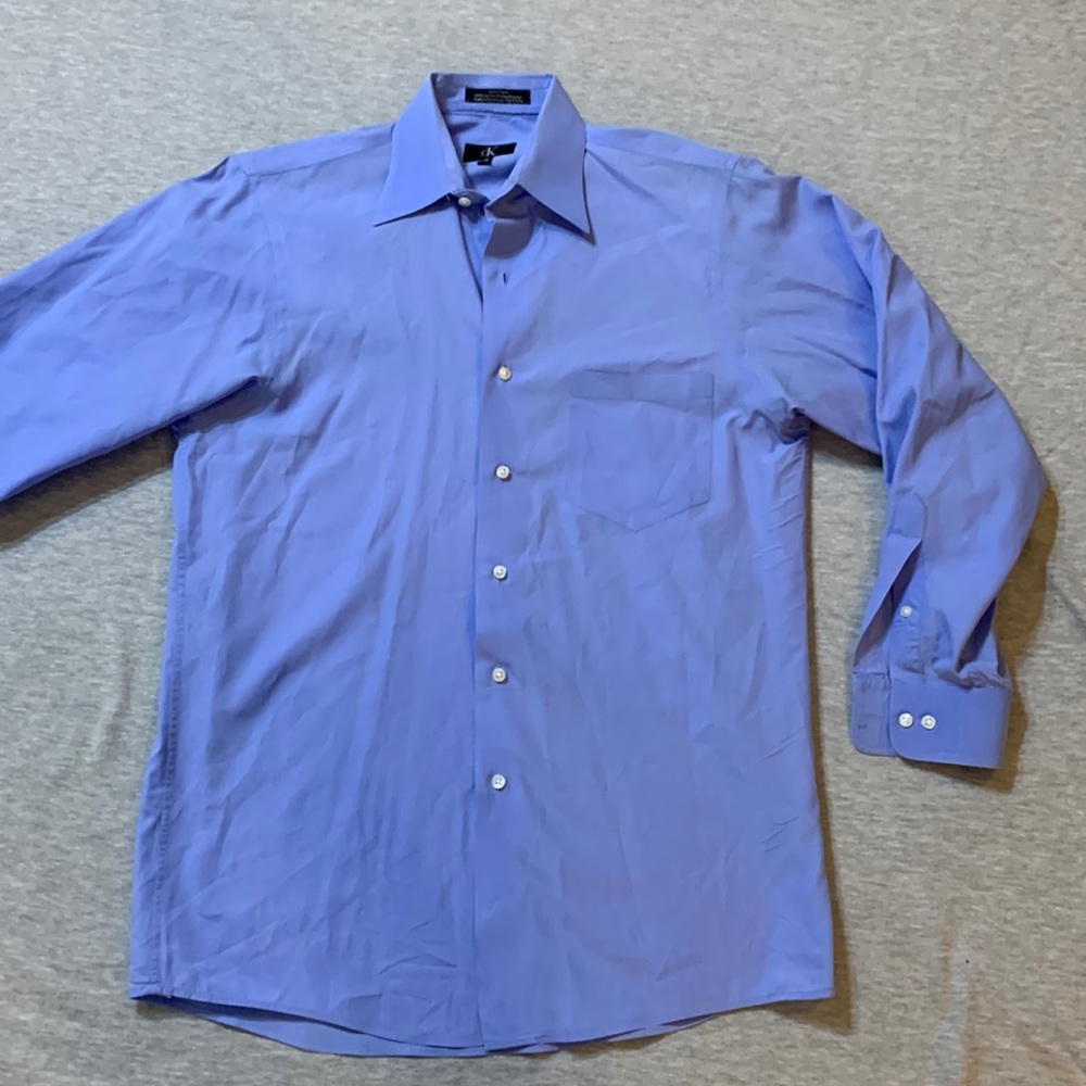 Calvin Klein dark blue button down